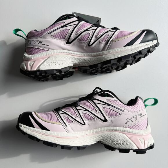 NWT Salomon x Sandy Liang XT-6 Expanse Cradle Pink Jolly Green Black Size 38/6.5 - Picture 6 of 8